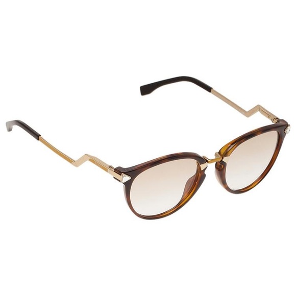 Fendi Tortoise FF 0039/S Cat Eye Sunglasses - Picture 1 of 11